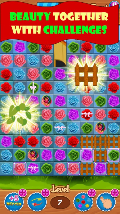 Rose Garden Match 3 screenshot-3