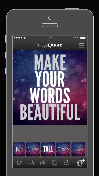 ImageQuote Pro - add text captions to photos