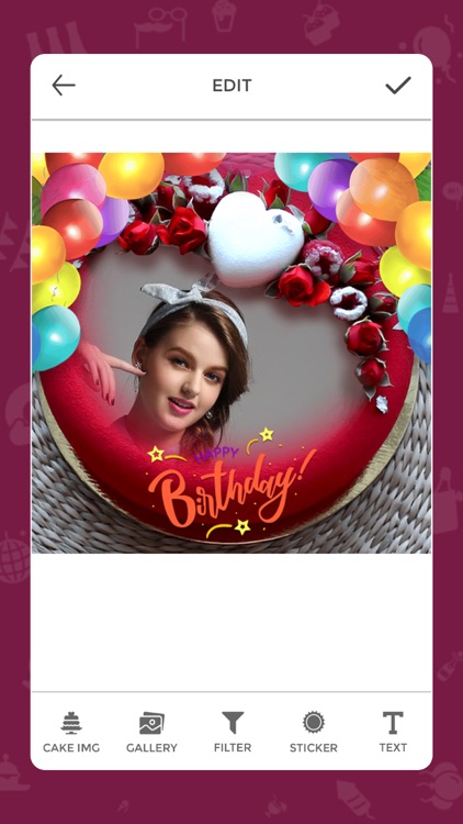 Photo Name On Birthday Cake screenshot-5