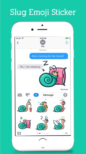 Snail Emoji Stickers Pack(圖2)-速報App