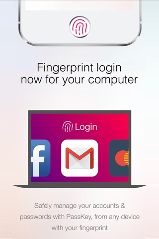 Fingerprint Login:PassKey Lock screenshot 3