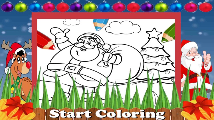 Christmas doodles-Draw & Color screenshot-3