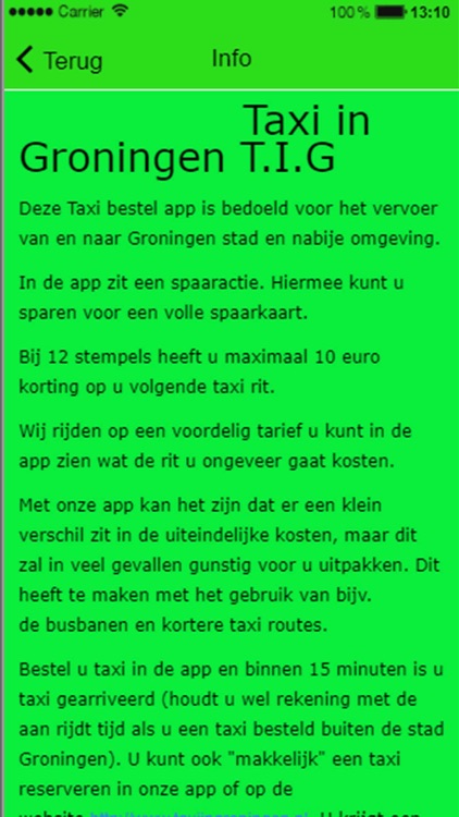 TAXI IN GRONINGEN