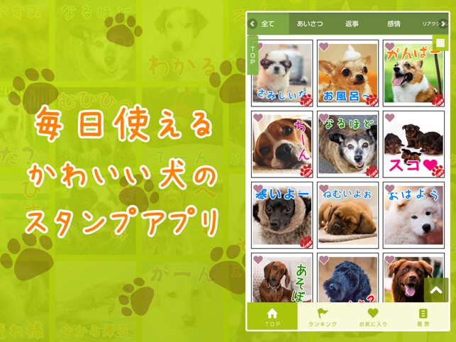 いぬスタンプ かわいい犬のスタンプアプリ をapp Storeで