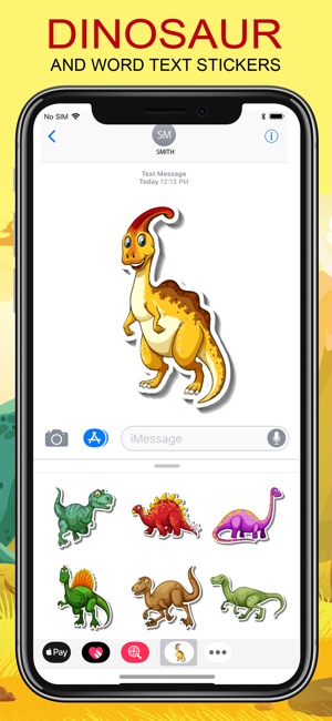 Dinosaur & Text Sticker Emojis(圖3)-速報App