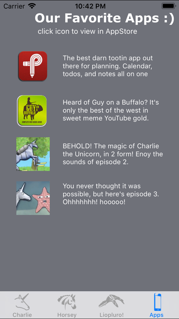 Charlie the Unicorn 1 Sounds