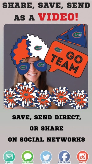 Florida Gators Animated Selfie Stickers(圖4)-速報App