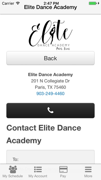 Elite Dance Academy Paris, TX screenshot 3