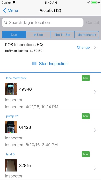 SpotSkim: Inspect POS Assets