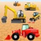 Discover with your toddler the construction vehicles 