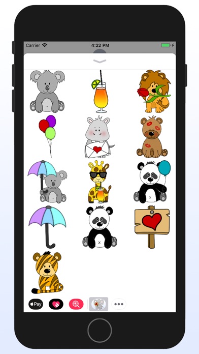 Wild Animals StickerPack screenshot 2