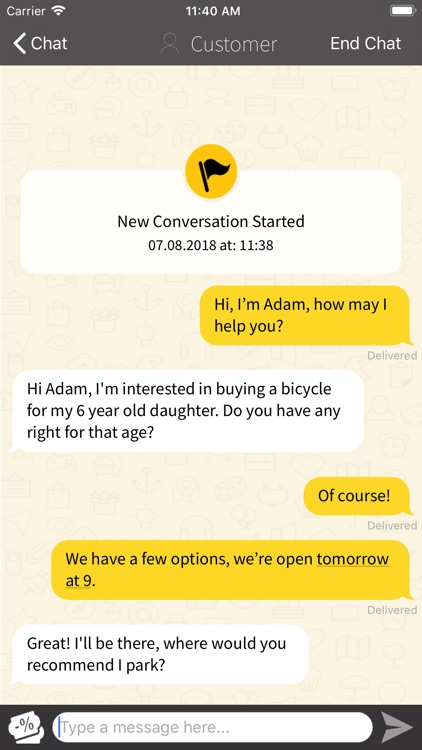 Yellow Pages Live Chat