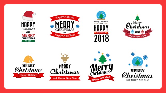 Christmas & New Year Sticker