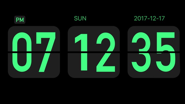 翻頁時鐘專業版 - 案頭全屏數字鬧鐘(圖3)-速報App