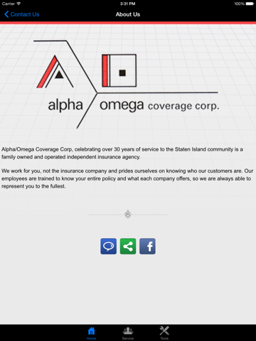Alpha/Omega Coverage Corp HD screenshot 3