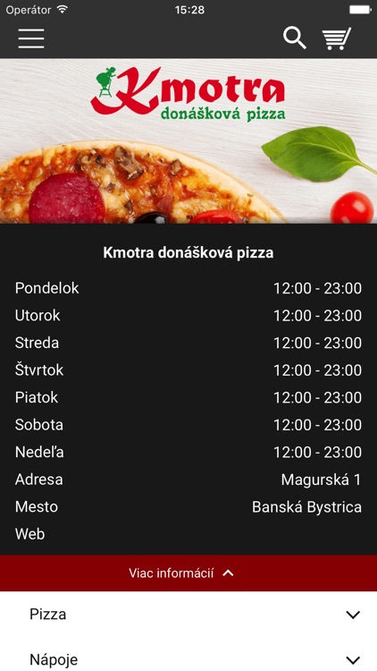 Kmotra donášková pizza