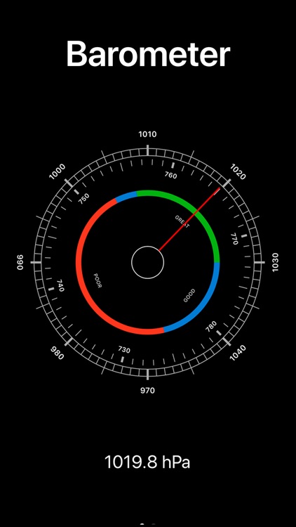 Altura: Barometric pressure