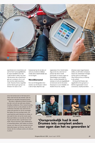 Slagwerkkrant - onmisbaar voor drummers en percussionisten screenshot 3