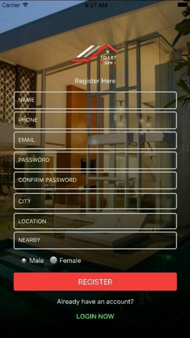 Tolet App screenshot 2