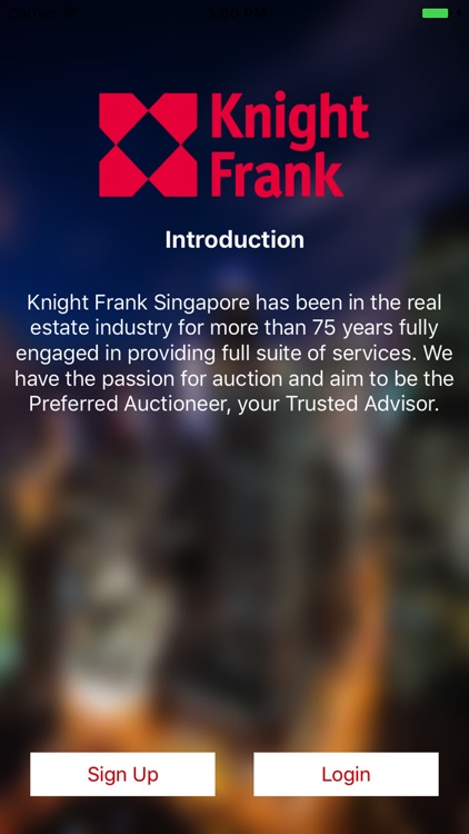 Knight Frank Auction