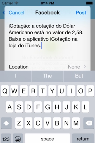 Cotações screenshot 3