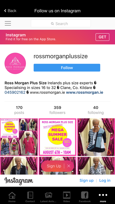 Ross Morgan Plus Size screenshot 4