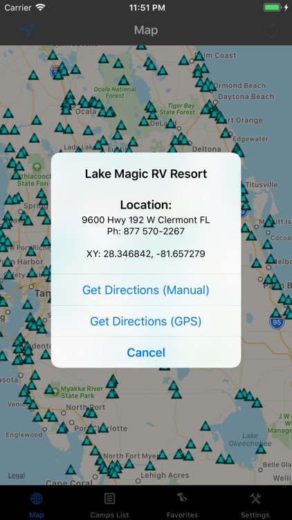 Florida – Camping & RV spots