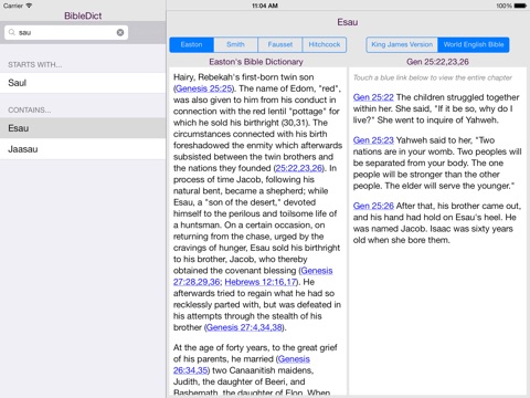 BibleDict for iPad screenshot 2