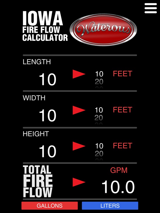 Angus Fire Hose Friction Loss Chart