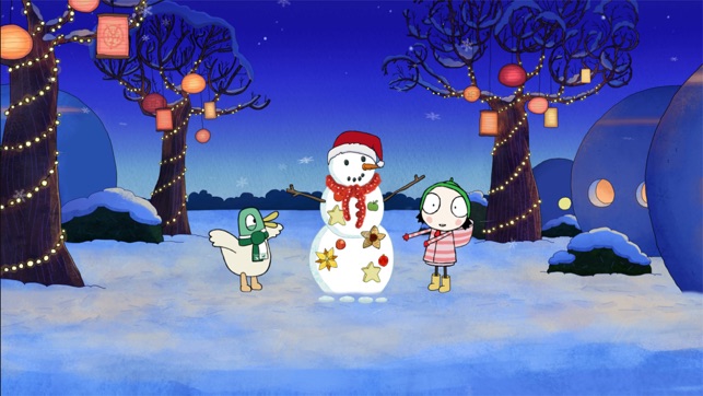 Sarah & Duck: Build a Snowman(圖5)-速報App