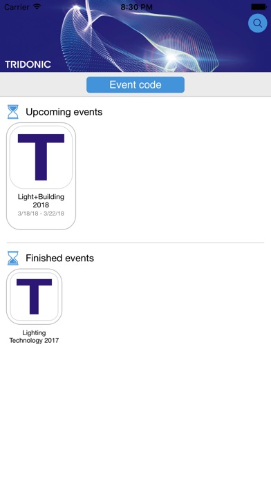 Events Tridonic screenshot 2
