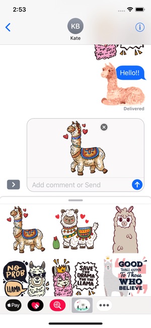 Fluffy Alpaca Stickers(圖2)-速報App