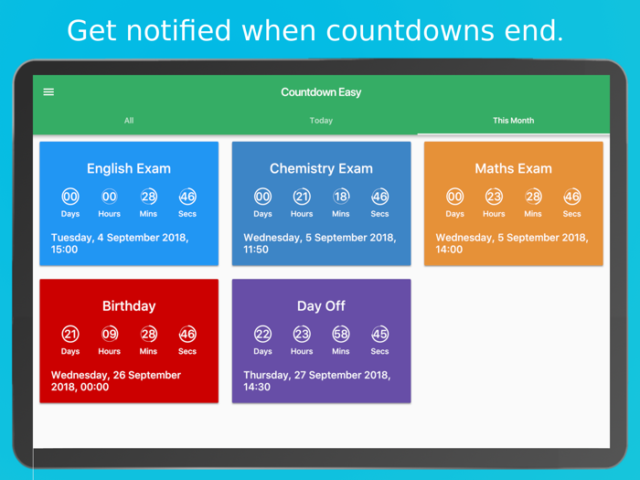 Countdown Easy - Widget  App