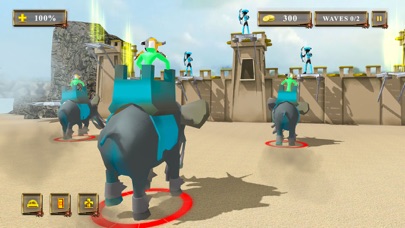 Stickman Castle Defense screenshot 2