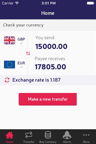 TorFX Money Transfer screenshot 2