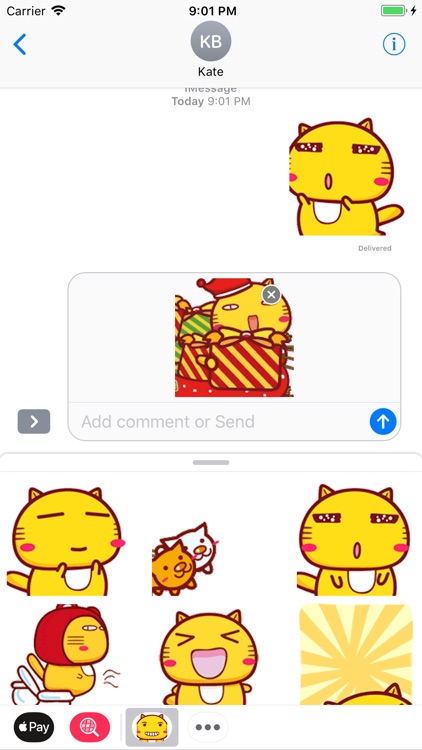 Humor Kitty Stickers Pack