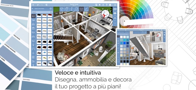 Home design 3d su app store Disegnare progetto casa gratis