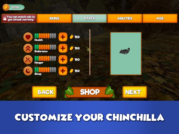 Furry Chinchilla Animal Sim