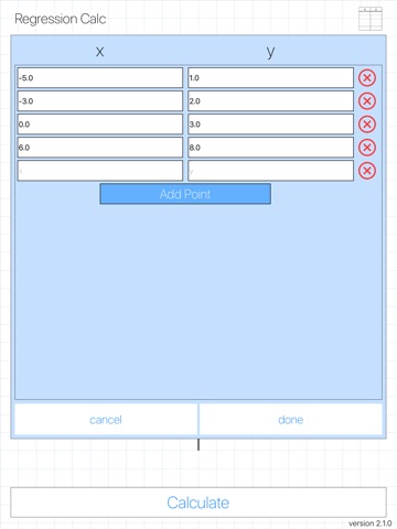 Regression Calc screenshot 3