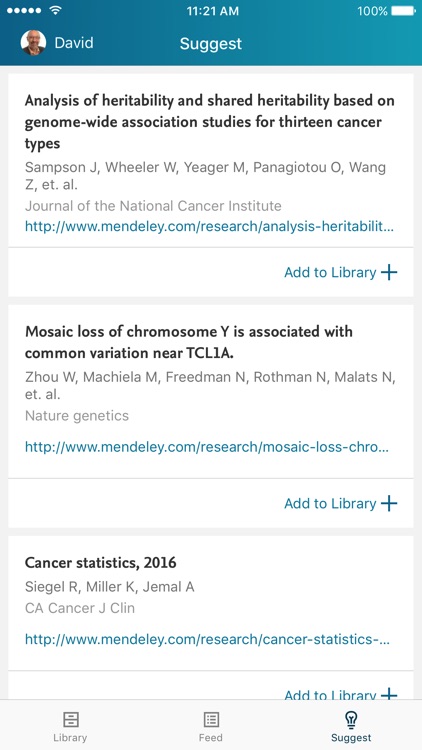 Mendeley (PDF Reader) screenshot-3