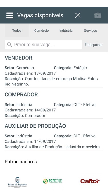Rio Negrinho Empregos