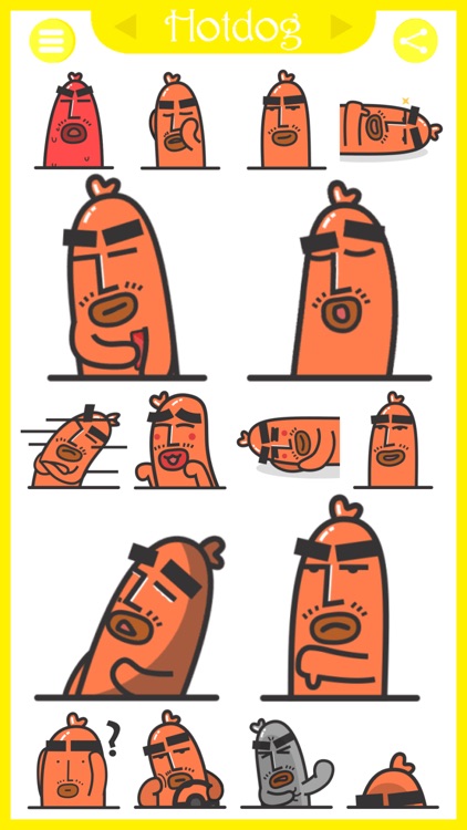 Hotdog - Animated Hotdogs for iMessage & WhatsApp