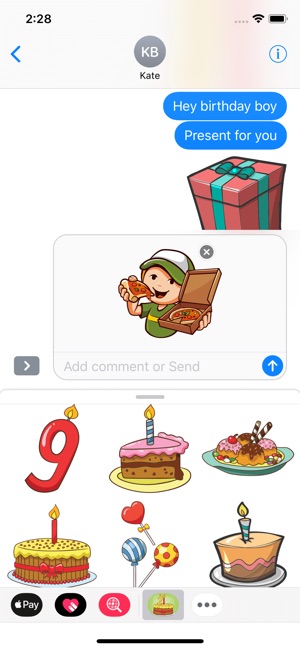 Birthday Celebrate Stickers(圖3)-速報App