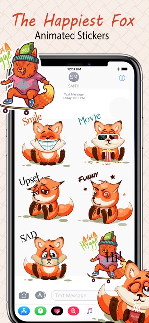 Cute Fox Stickers(圖3)-速報App