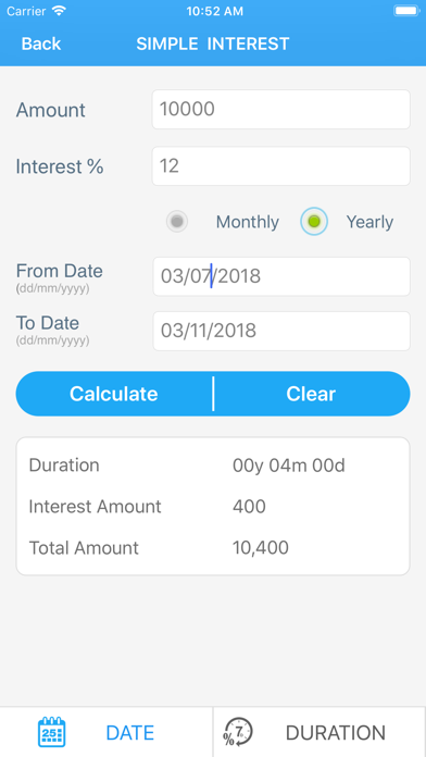Simple Interest Calculator + screenshot 3