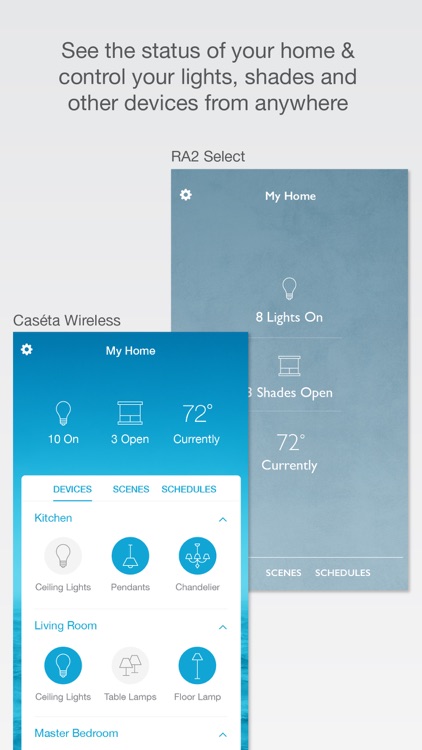 Lutron Caséta & RA2 Select app screenshot-0