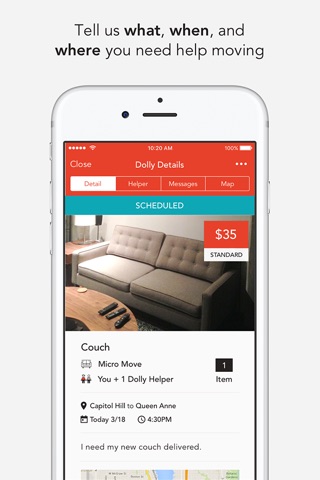 Dolly: Moving & Delivery Help screenshot 2