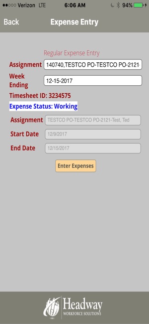 Headway Time Expense Entry(圖3)-速報App