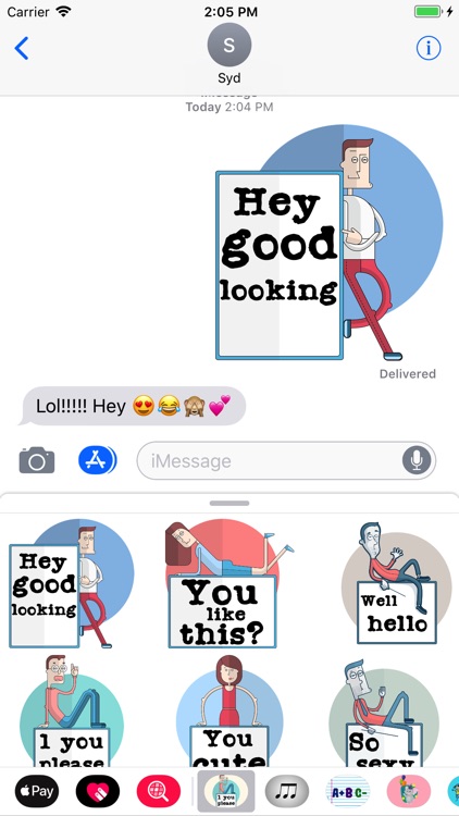 Hey Baby: Flirty Stickers