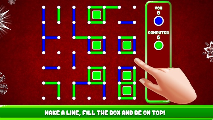 Dots & Boxes Christmas Game screenshot-4